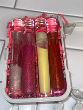 Load image into Gallery viewer, Colorful lip gloss Suitcase - Bossy Girlz Cosmetics LLC