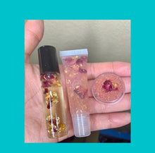 Load image into Gallery viewer, Rose Galore lip care 3pc bundle - Bossy Girlz Cosmetics LLC