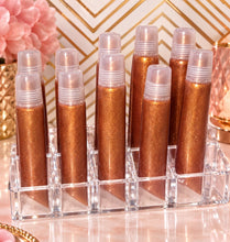 Load image into Gallery viewer, Glow lip gloss, bronze moisturizing lip gloss
