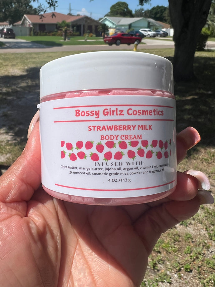 Strawberry 🍓 Milk body cream 4oz.