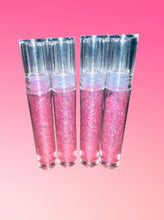 Load image into Gallery viewer, Pink Fairy glitter lip gloss - Bossy Girlz Cosmetics LLC
