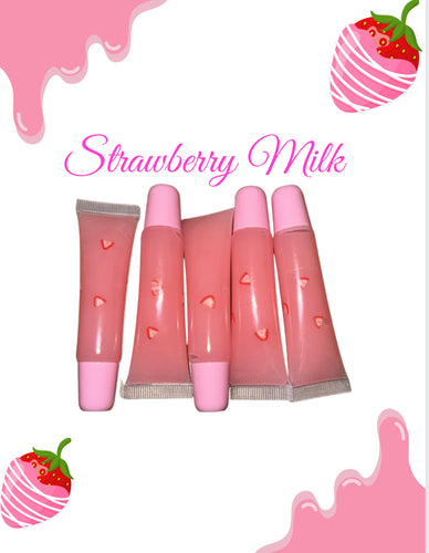 Strawberry 🍓 Milk lip gloss - Bossy Girlz Cosmetics LLC