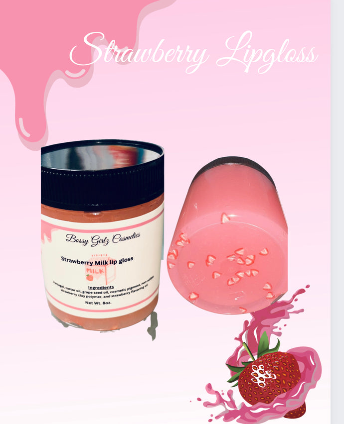 8oz lip gloss jars - Bossy Girlz Cosmetics LLC