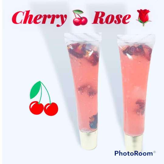 Cherry rose lip gloss - Bossy Girlz Cosmetics LLC