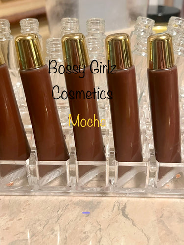 Mocha Brown lip gloss - Bossy Girlz Cosmetics LLC