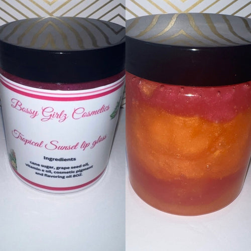 8oz lip gloss jars - Bossy Girlz Cosmetics LLC